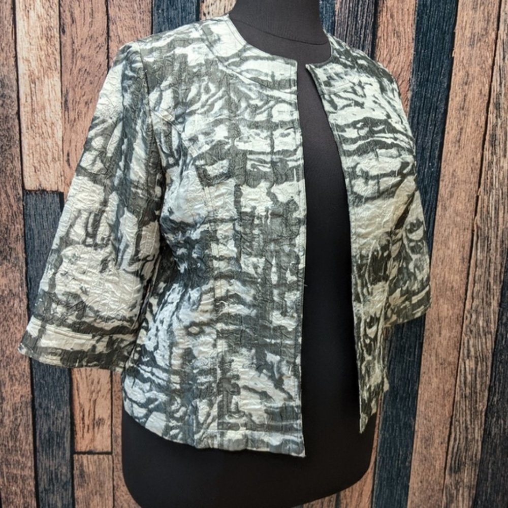 Coldwater Creek Elbow Sleeve Blazer